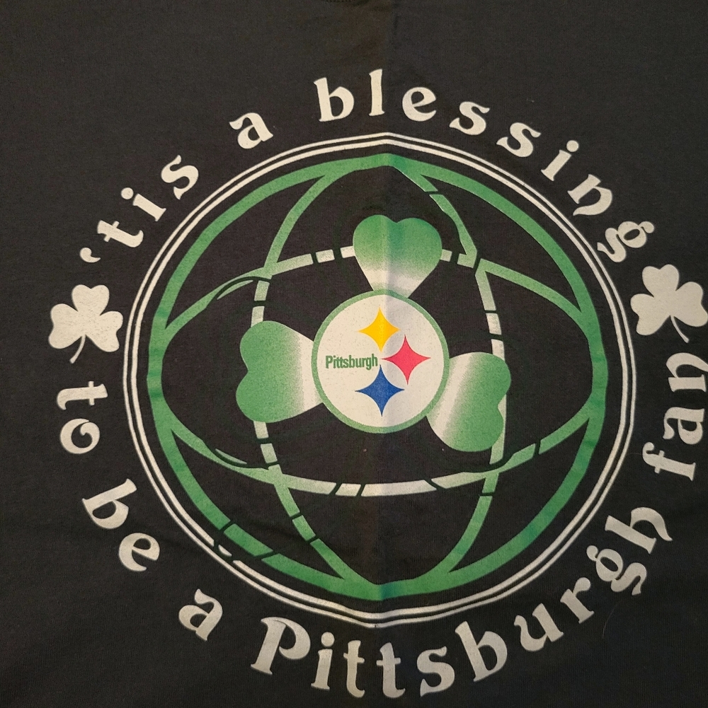Pittsburgh Steelers Green St. Patrick's Tee